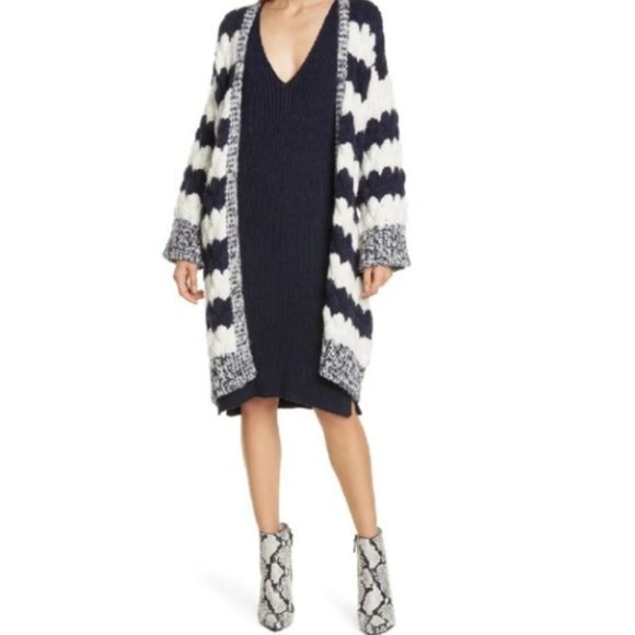 ELEVEN SIX Marisa Alpaca Cardi Long Cardigan